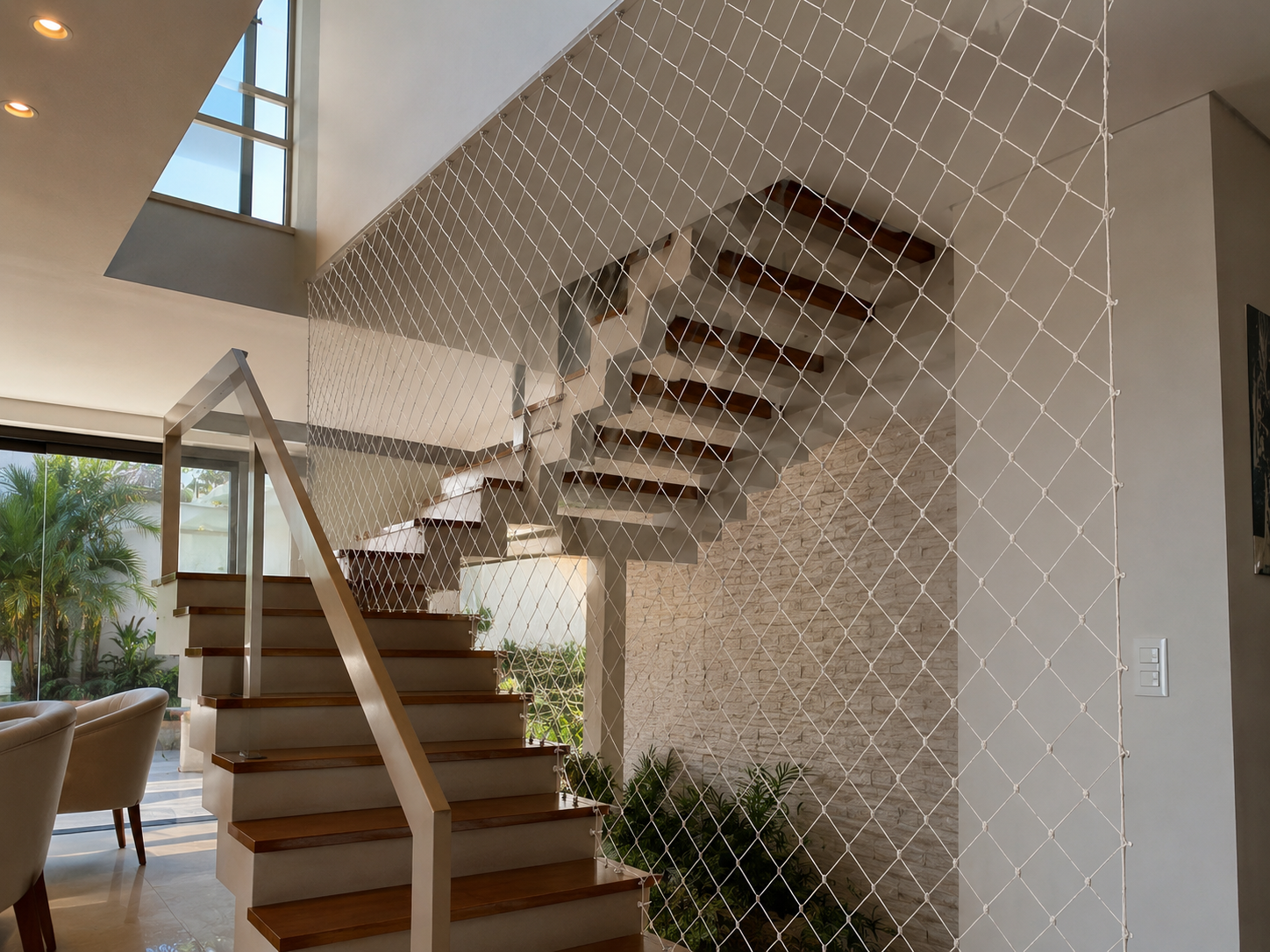 Redes de Proteção para Escadas